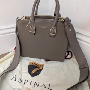 Aspinal Of London Grey Handbag