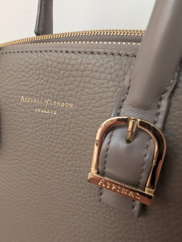 Aspinal Of London Grey Handbag - Image 2