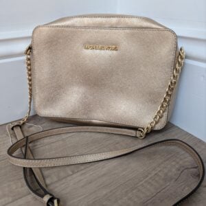 Michael Kors Gold Crossbody Bag