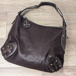 Furla Hobo Brown 100% Leather Handbag