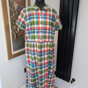 Seasalt Checkered Cotton Dress UK18