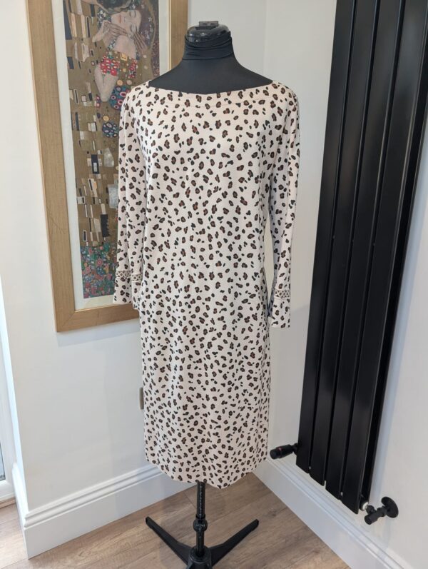 Marc Cain Leopard Dress Size 6 / UK16