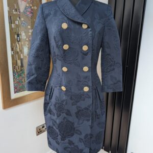 Bruce Oldfield Navy Blazer Dress UK 8