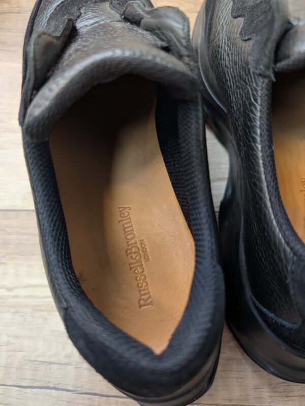 Russell & Bromley Suede & Leather Slip On Trainer UK 6 - Image 4