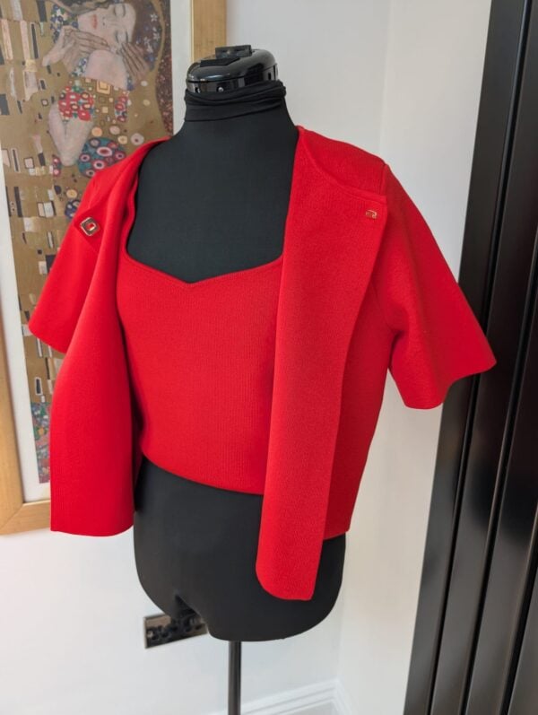 Zara Red 2 Piece Top - Image 2