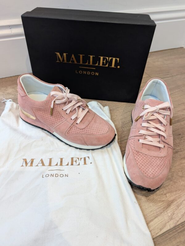 Mallet Blush Pink Trainers UK 5 - Image 2