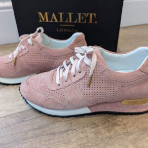 Mallet Blush Pink Trainers UK 5