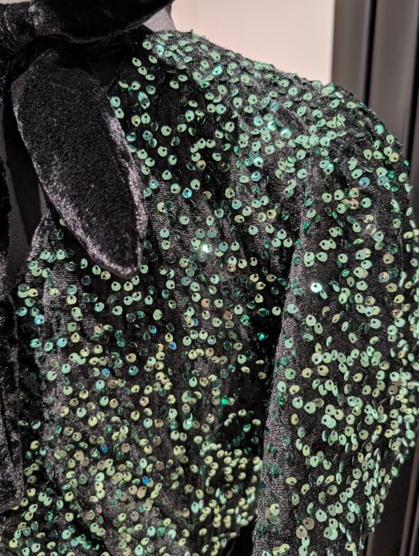 Oasis sequins and d velvet dress uk12 - Image 4