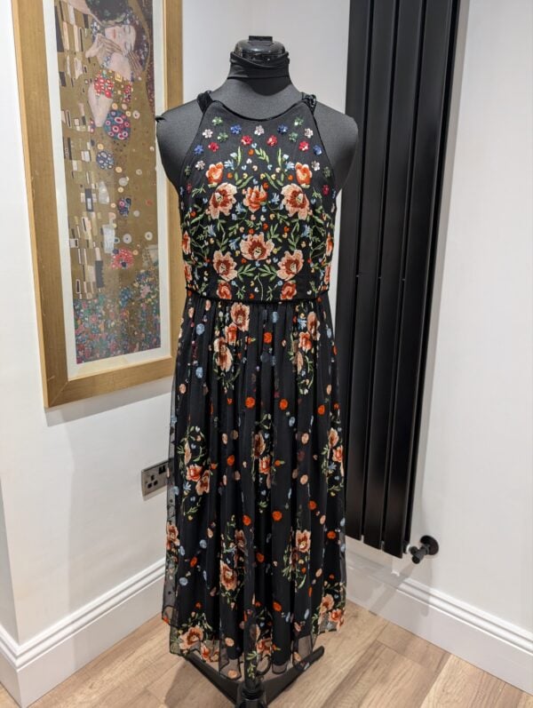 Monsoon embroidered dress UK 12