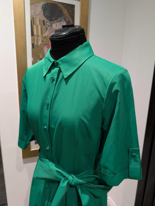 Hobbs green button dress UK 12 - Image 5