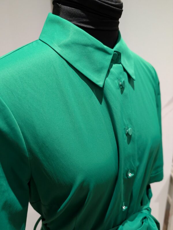 Hobbs green button dress UK 12 - Image 3