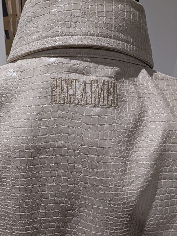Reclaimed Vintage faux shacket UK 10 - Image 3