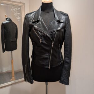 Zara leather jacket UK large