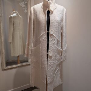 Latte wool cardigan coat UK 10/12