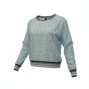 Marc Cain Dog Print Blouse – Size N3 (UK 12)